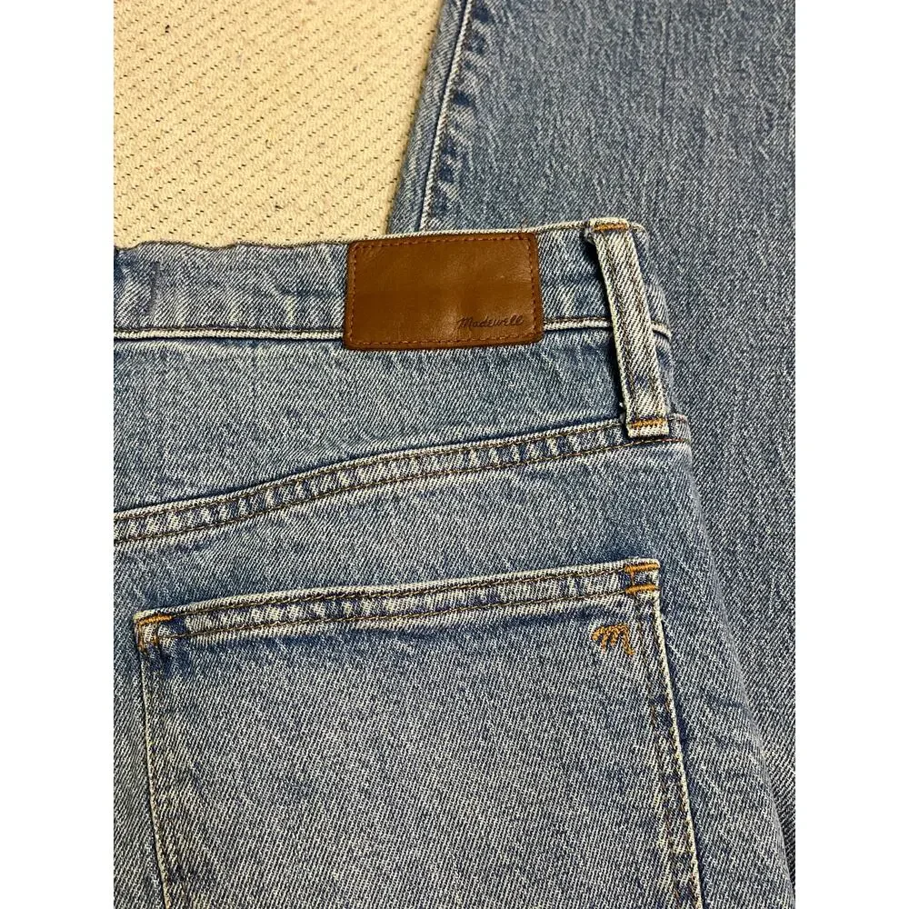 Madewell The High-Rise Slim Boyjean in Neal Wash, TENCEL Denim Edition , size 27 - Picture 10 of 15